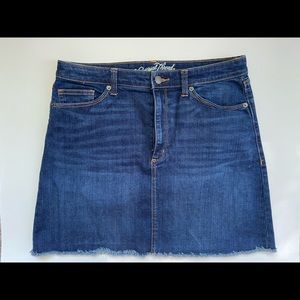Dark Wash Jean Skirt